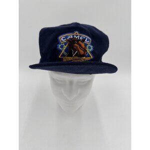 Vintage 90s NOS Camel Smooth Character Corduroy Snapback Hat Cap Joe Cool Taiwan